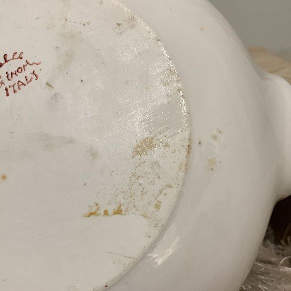 Vintage Ginori Italy Hand Painted Floral Dish - Picture 12 of 16